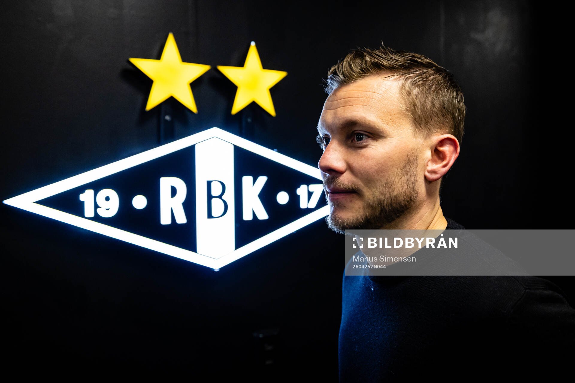 Head coach Alfred Johansson of Rosenborg