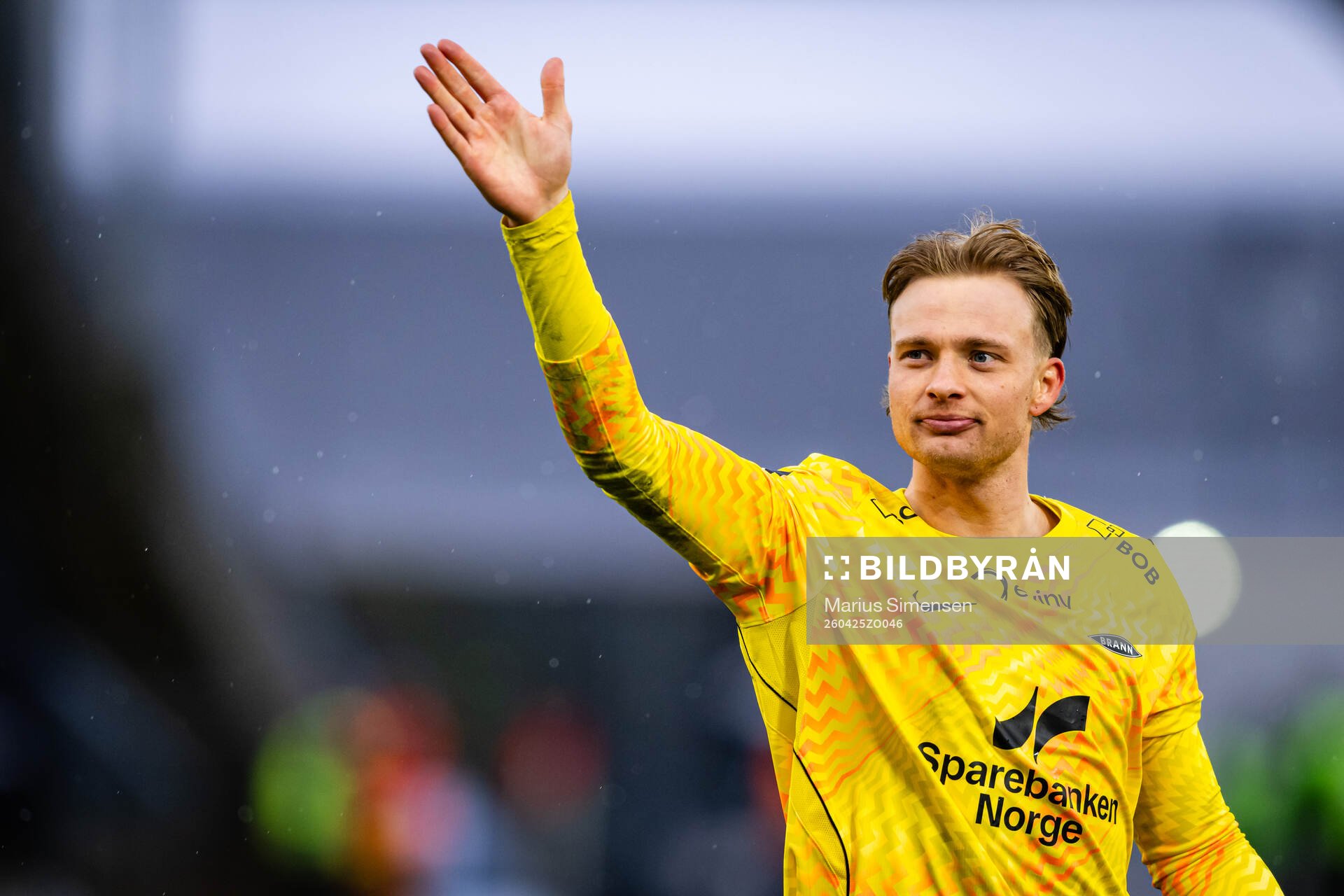 Goalkeeper Simen Vidtun Nilsen of Brann