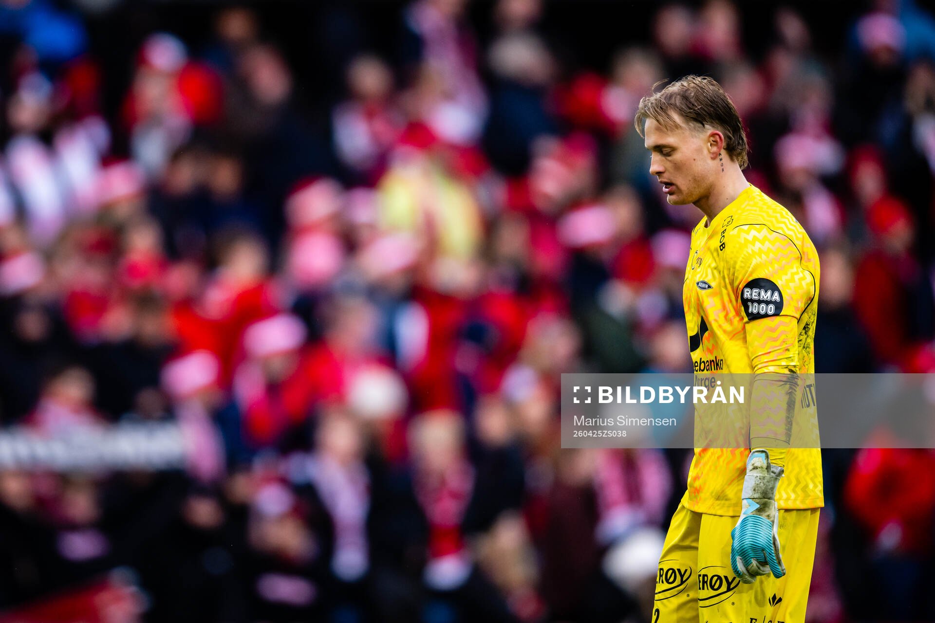 Goalkeeper Simen Vidtun Nilsen of Brann