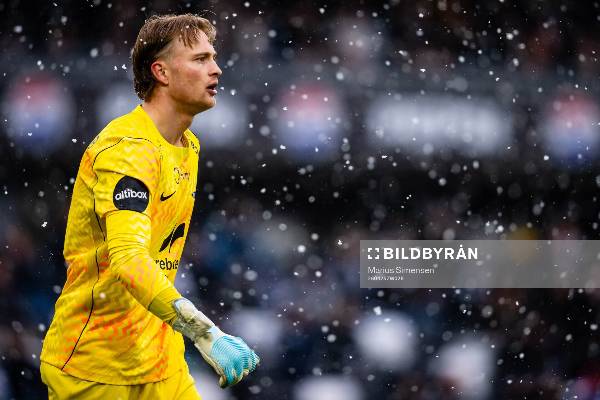 Goalkeeper Simen Vidtun Nilsen of Brann