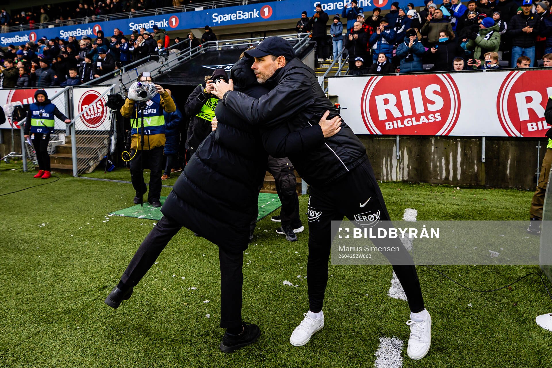 Head coach Alfred Johansson of Rosenborg and Head coach