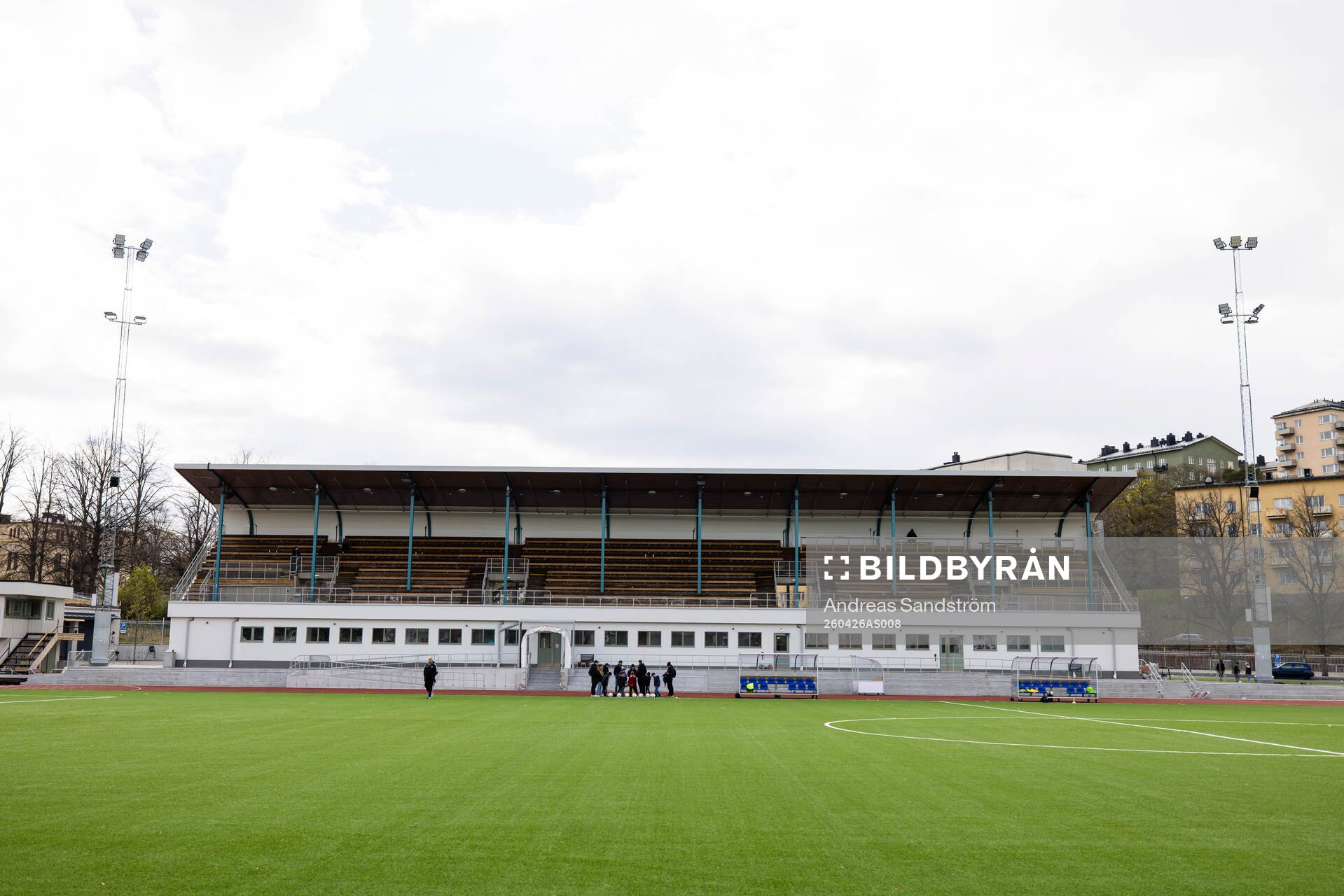 Vy över Kristinebergs IP