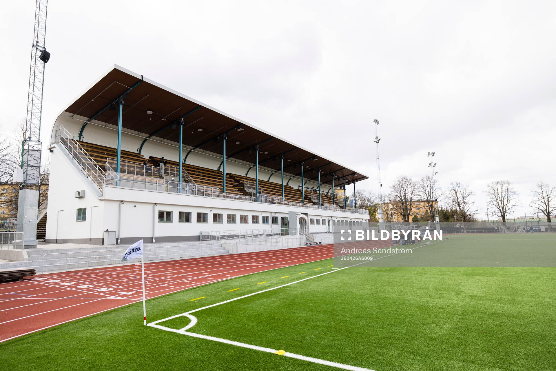 Vy över Kristinebergs IP