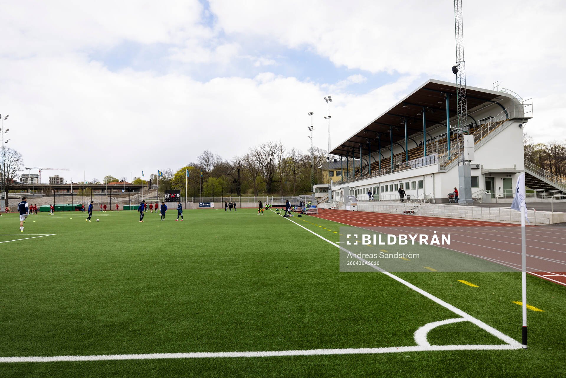 Vy över Kristinebergs IP