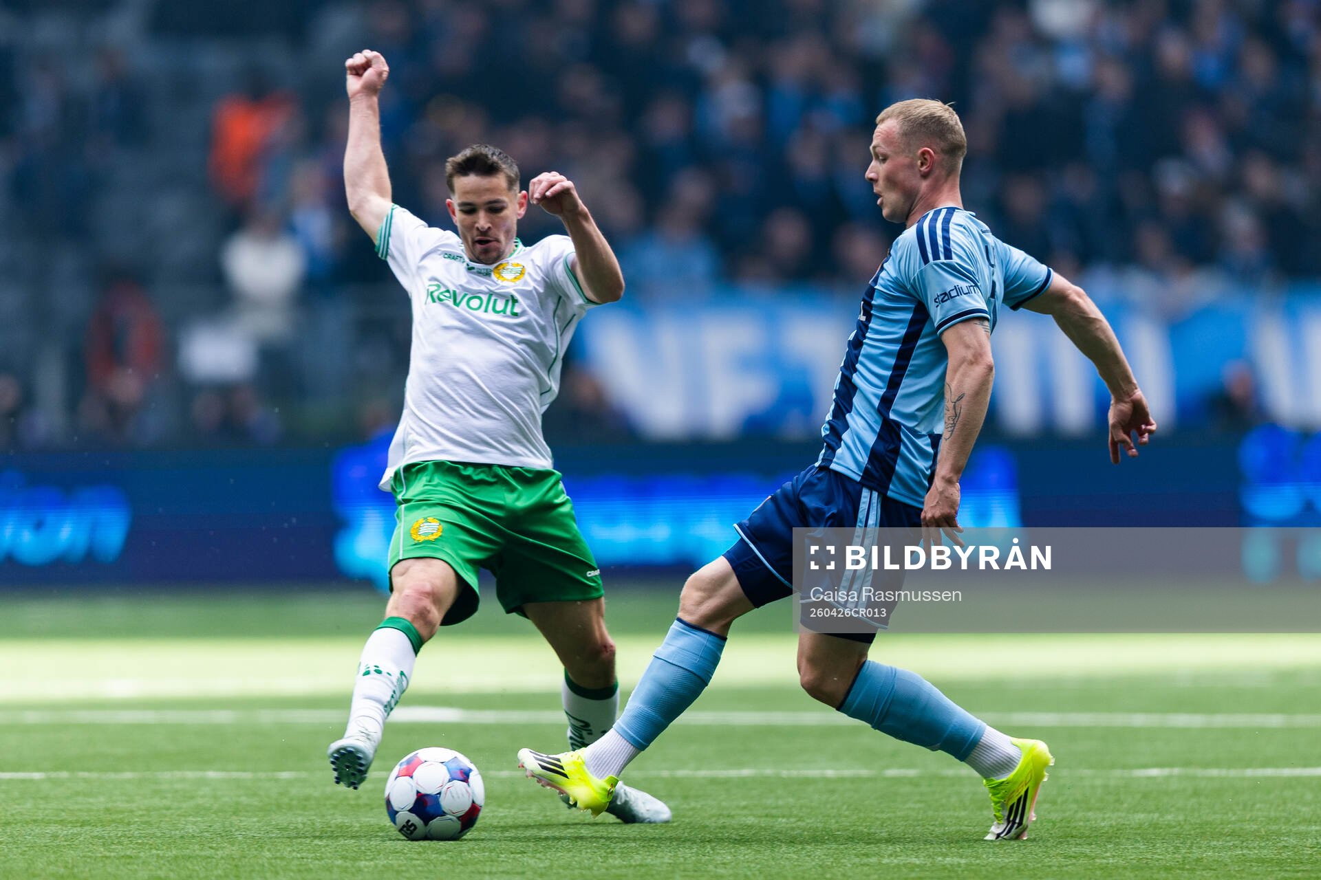 Hammarbys Oscar Johansson Schellhas och Djurgårdens