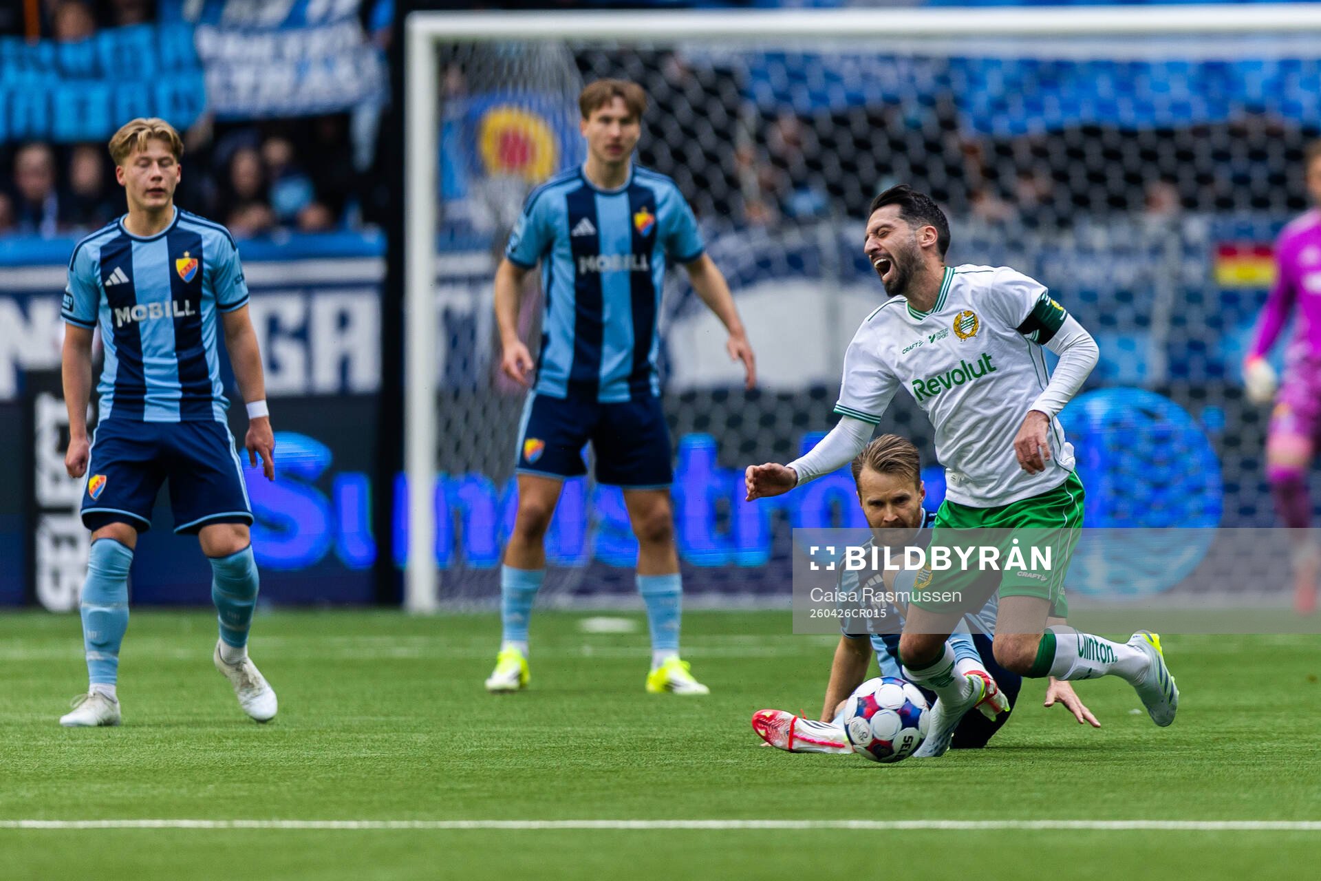Hammarbys Nahir Besara och Djurgårdens Jacob Une