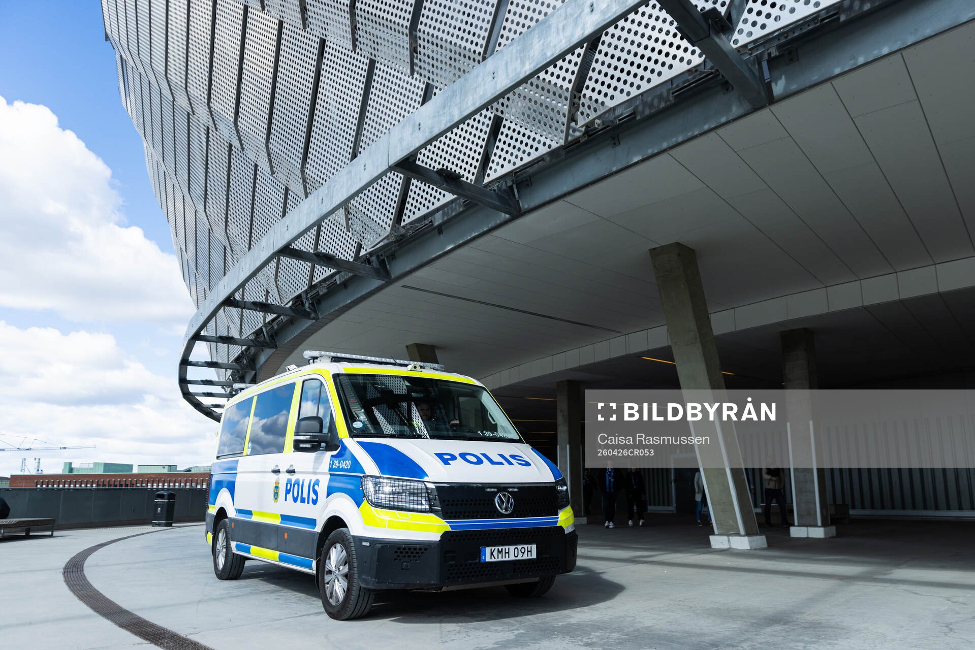 Polise på plats vid 3Arena