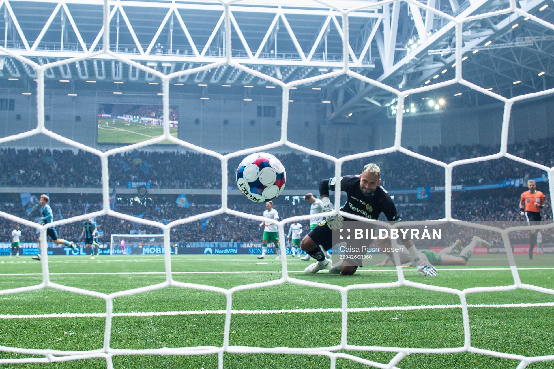 Hammarbys målvakt Warner Hahn