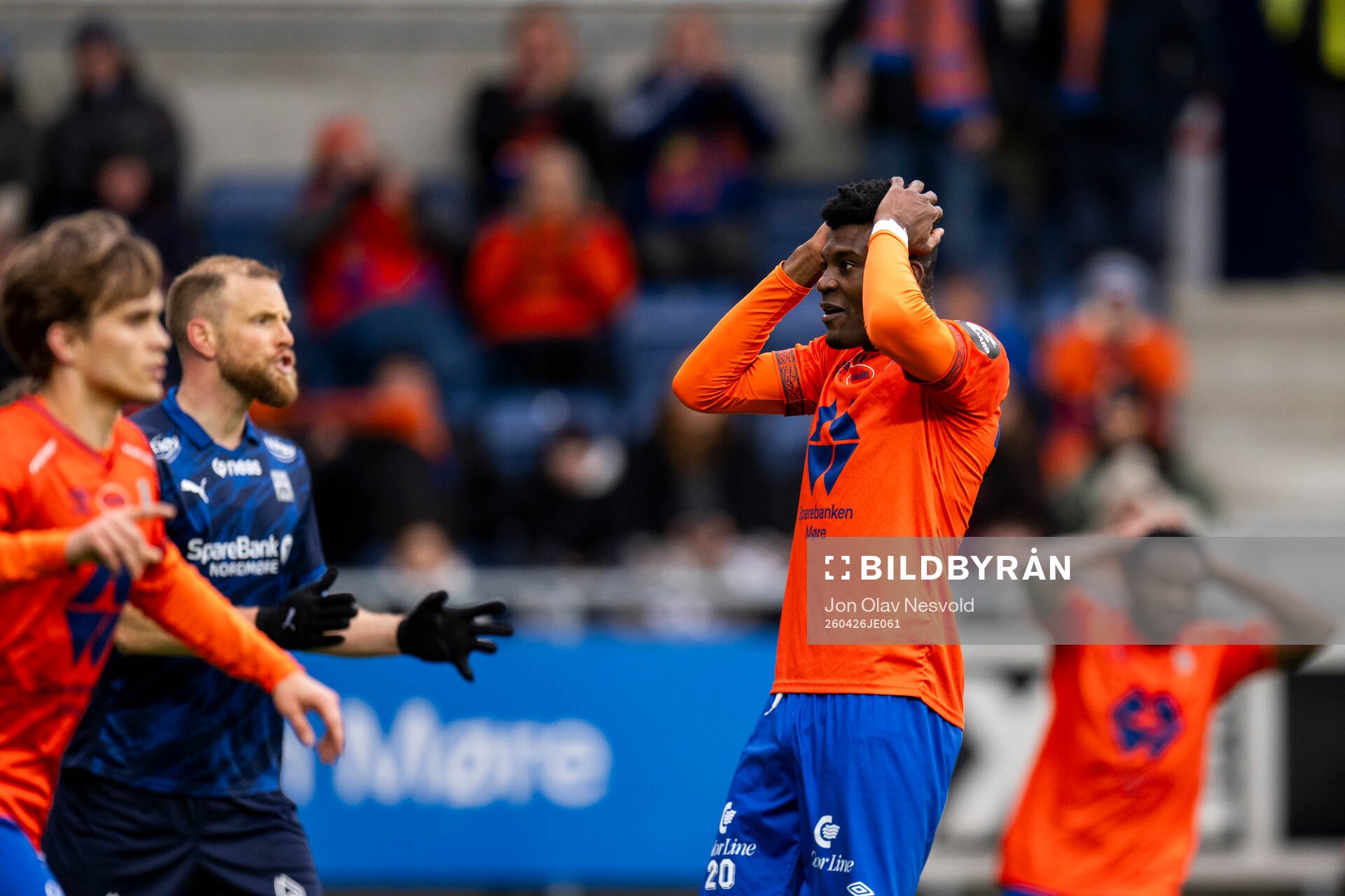 Ivan Djantou of Aalesund reacts