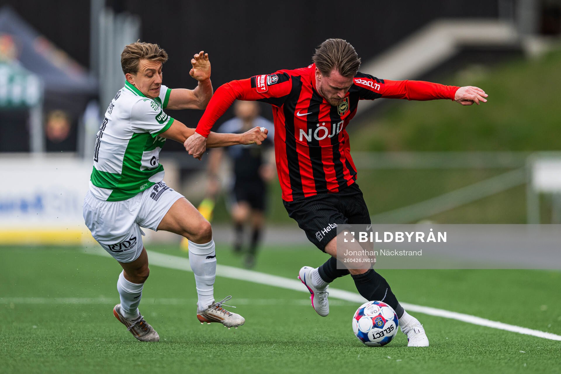 Västerås Simon Gefvert och Brommapojkarnas Rasmus Örqvist