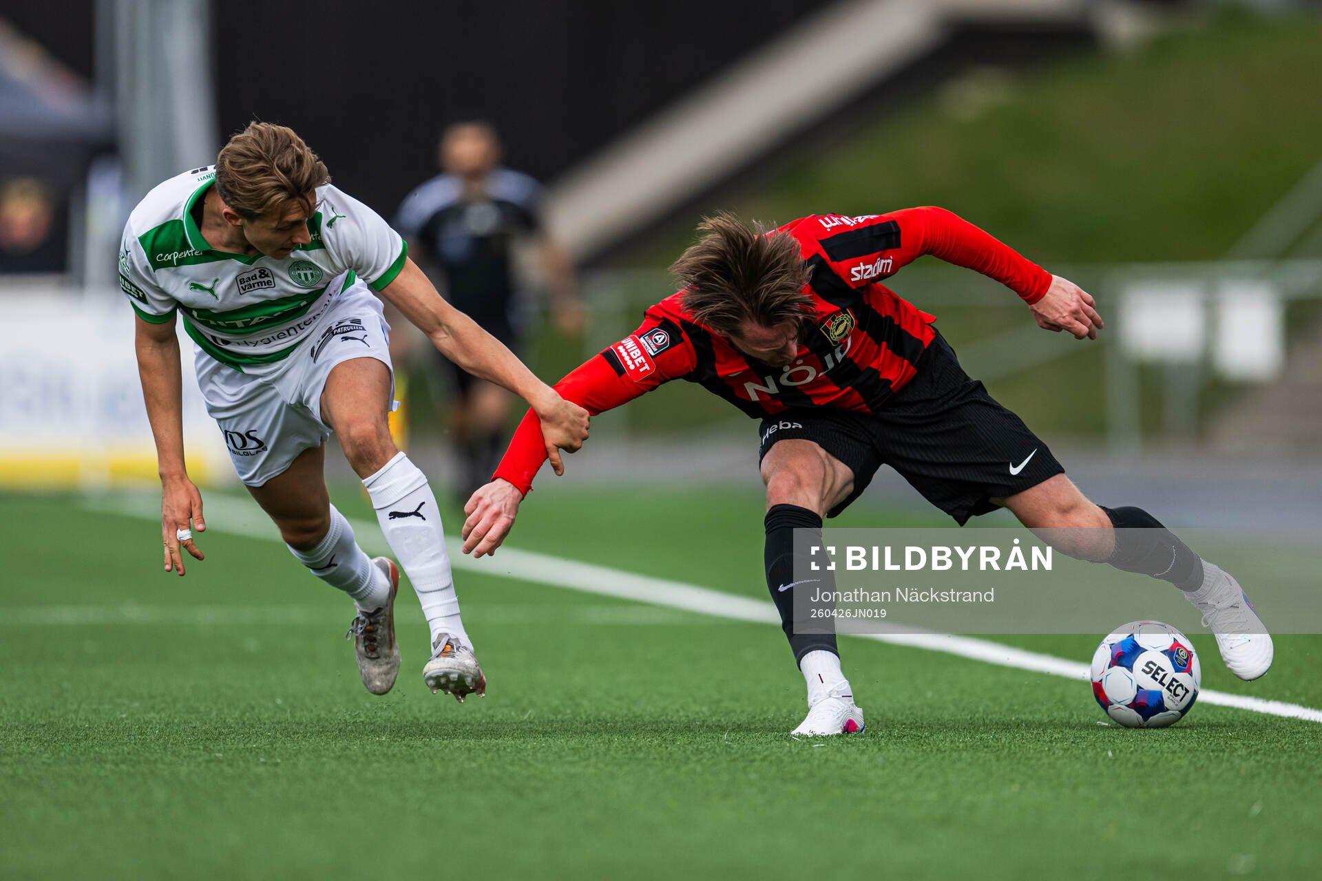 Västerås Simon Gefvert och Brommapojkarnas Rasmus Örqvist