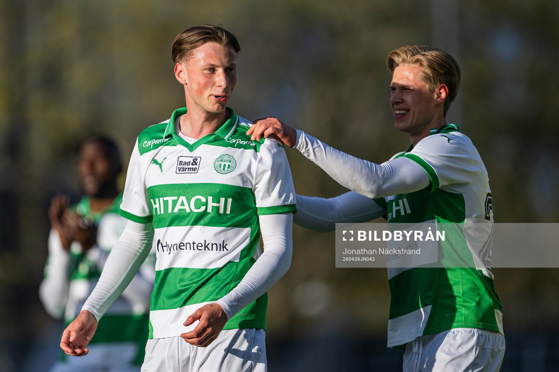 Västerås Philip Bonde och Jack Tagesson jublar