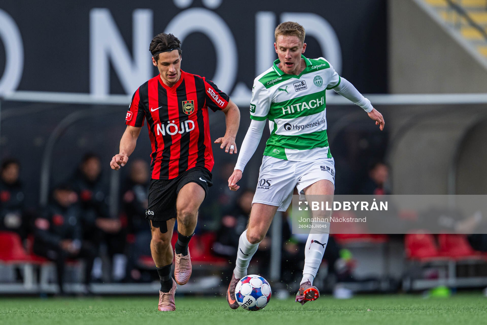 Brommapojkarnas Kevin Ackermann och Västerås Karl