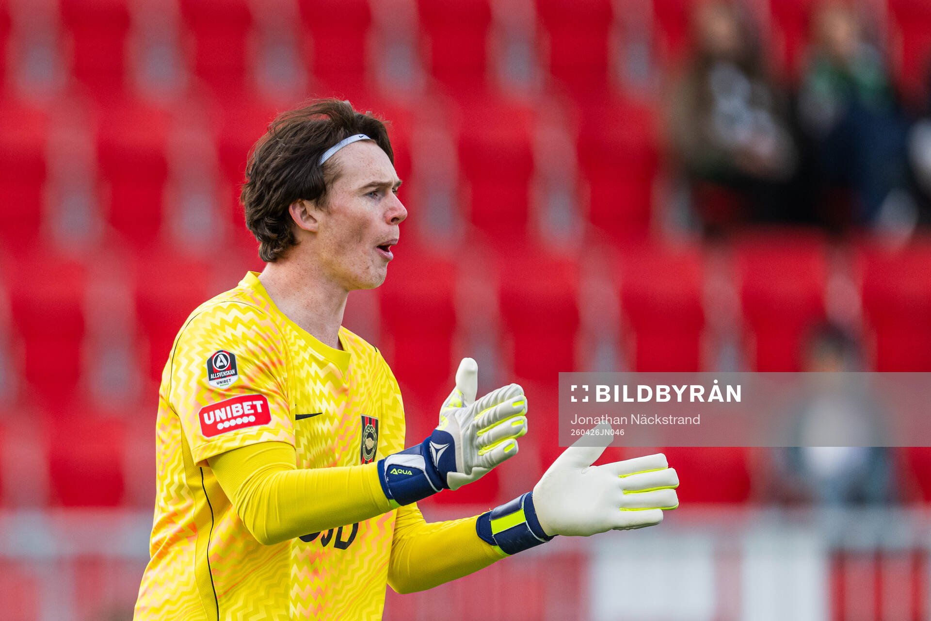 Brommapojkarnas målvakt Leo Cavallius