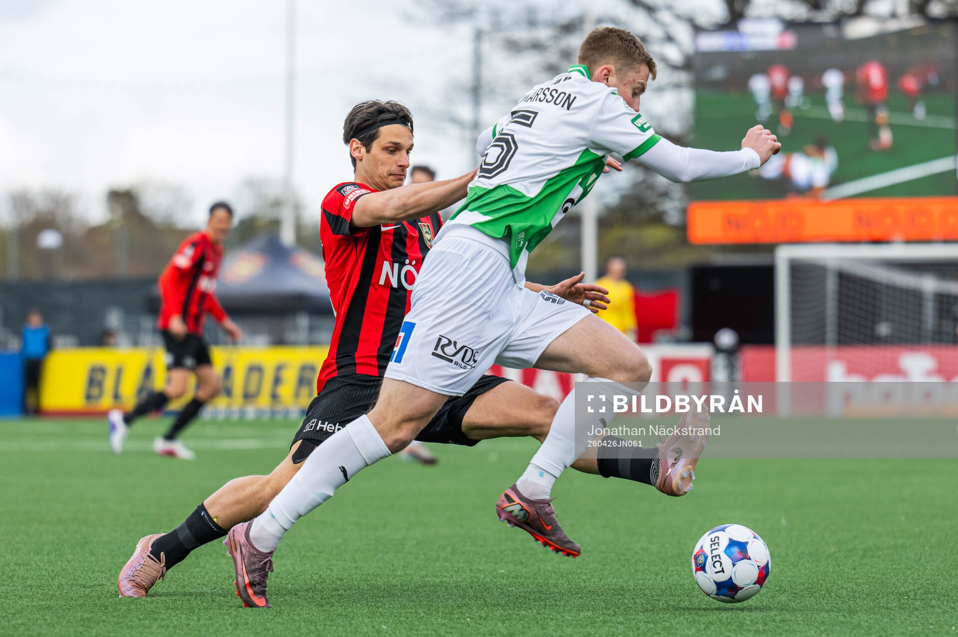 Brommapojkarnas Kevin Ackermann och Västerås Karl