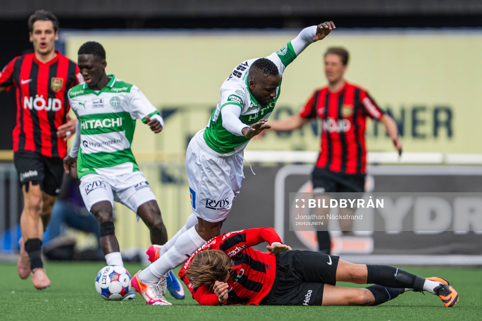Västerås Frederic Nsabiyumva och Brommapojkarnas Lukas