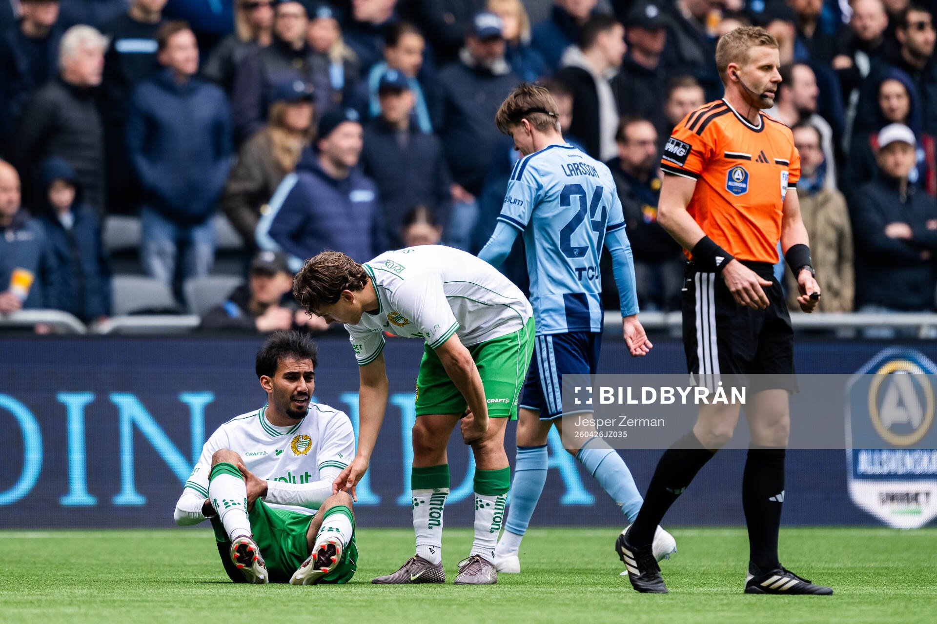 Hammarbys Montader Madjed har ont