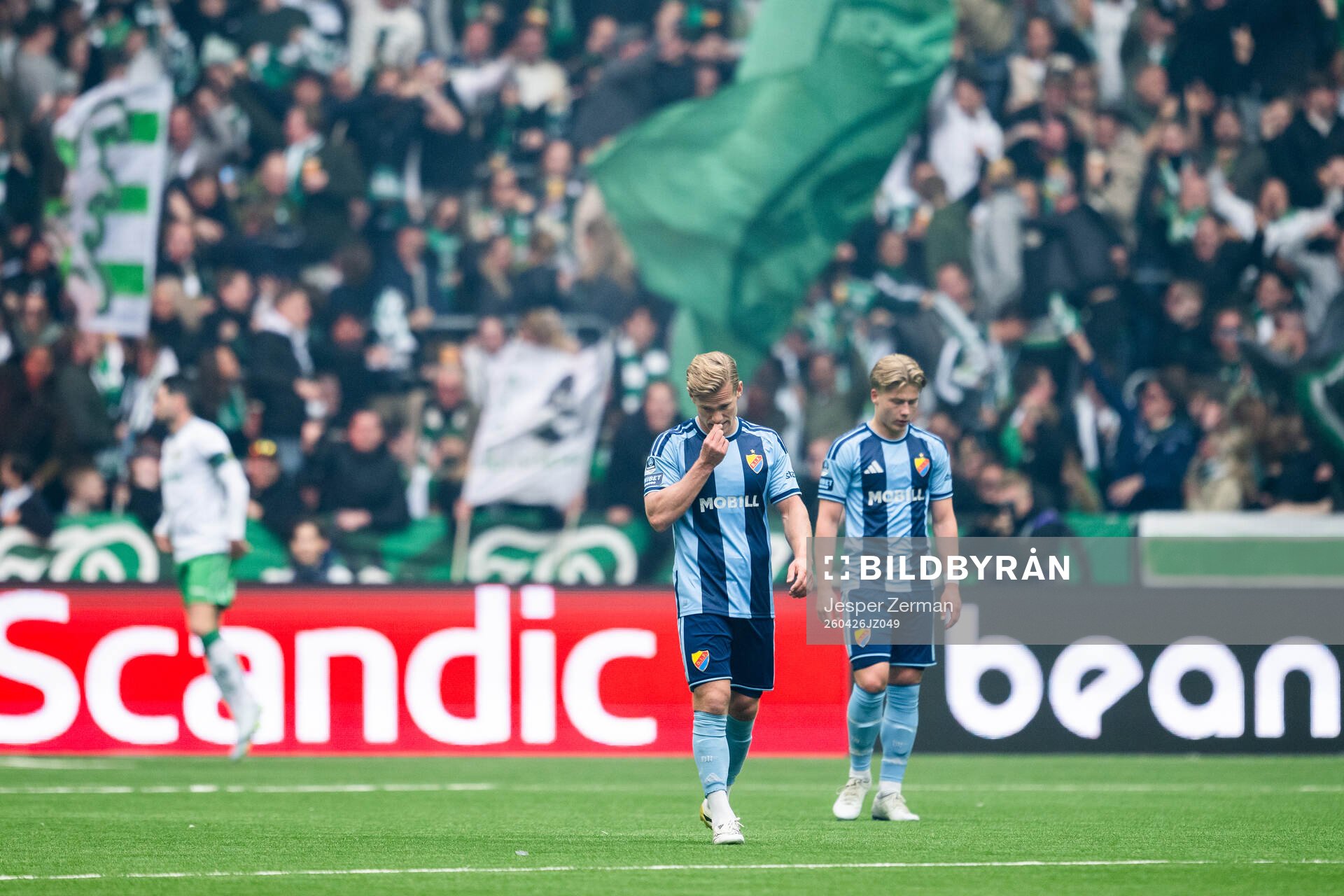 Djurgårdens Hampus Finndell deppar