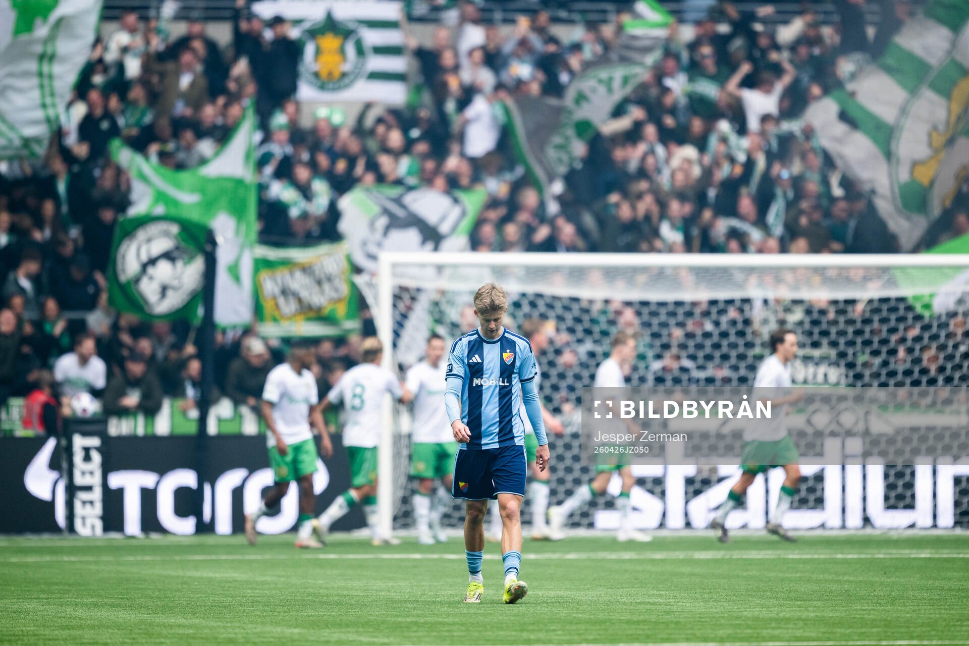 Djurgårdens Patric Åslund deppar