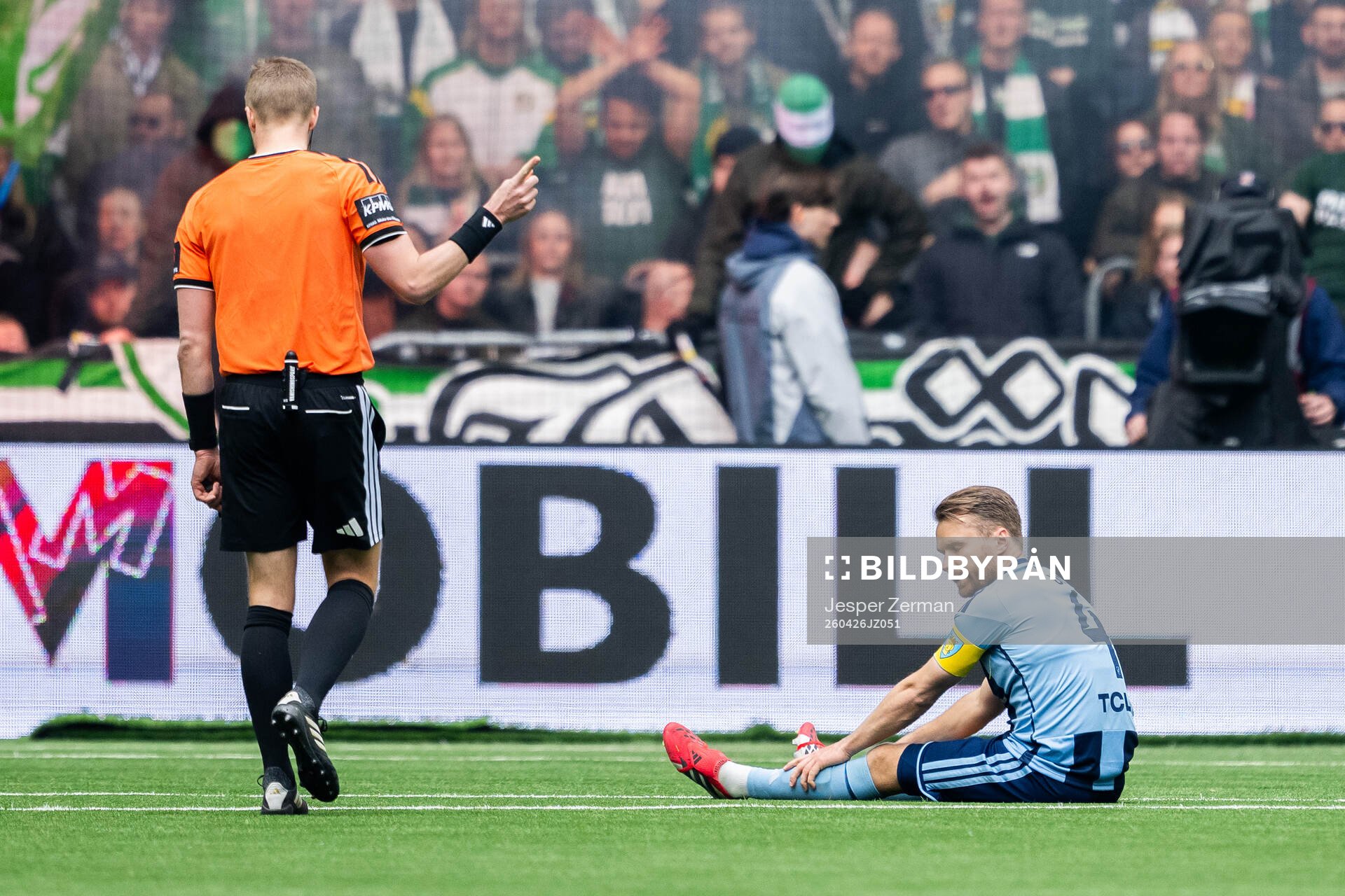 Djurgårdens Jacob Une deppar