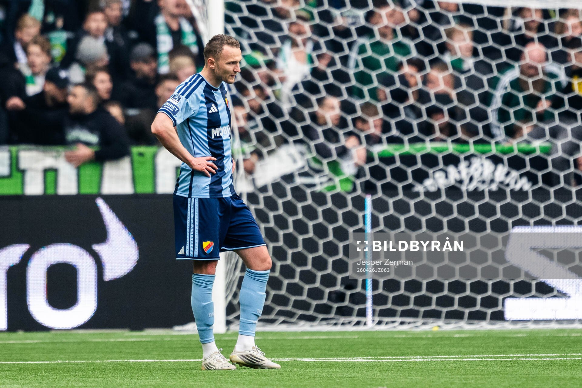 Djurgårdens Piotr Johansson deppar