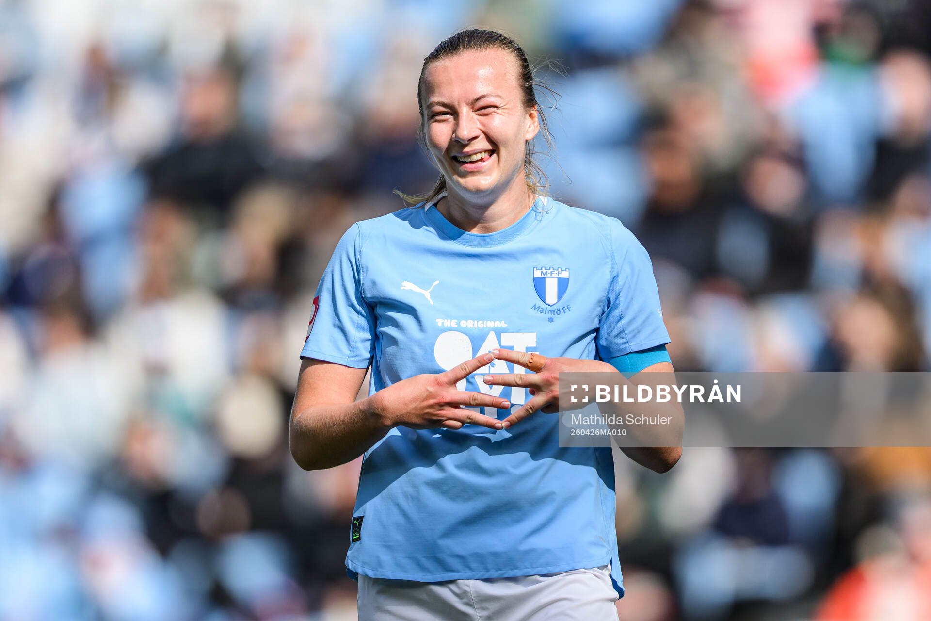 Malmö FFs Sara Kanutte jublar