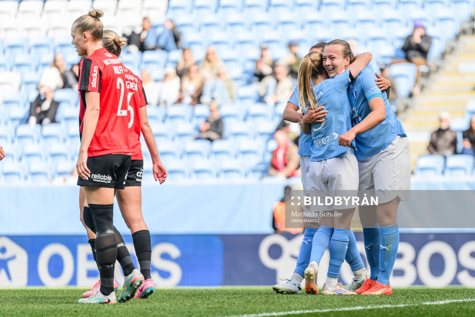 Malmö FFs Sara Kanutte jublar