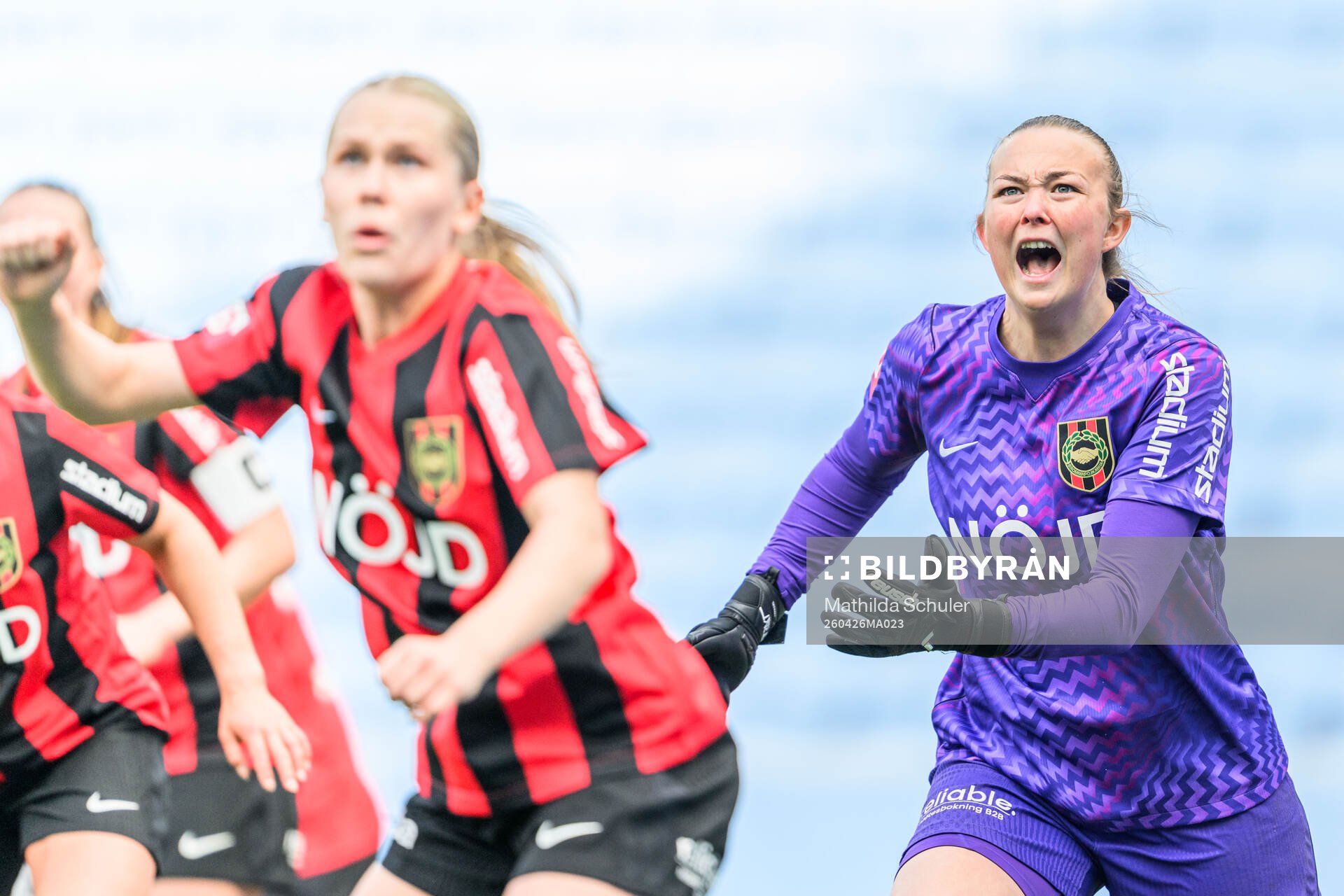 Brommapojkarnas målvakt Clara Ekstrand