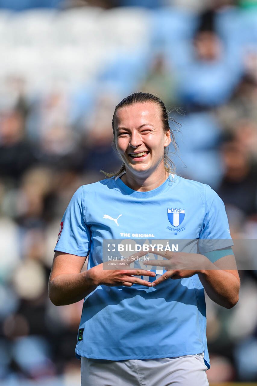 Malmö FFs Sara Kanutte jublar