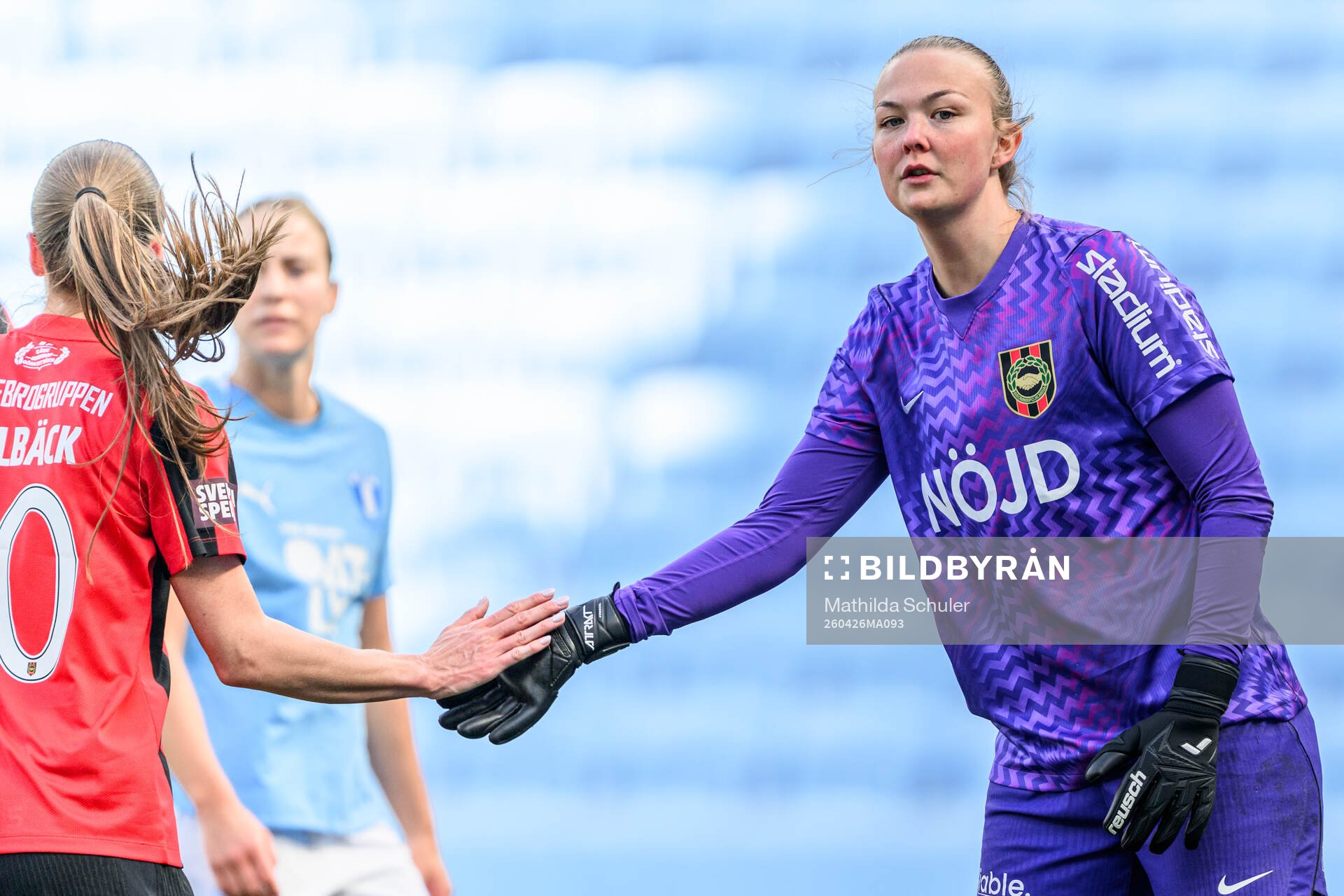 Brommapojkarnas målvakt Clara Ekstrand