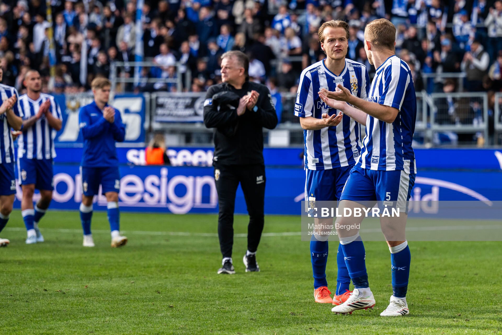 IFK Göteborgs August Erlingmark och Jonas Bager