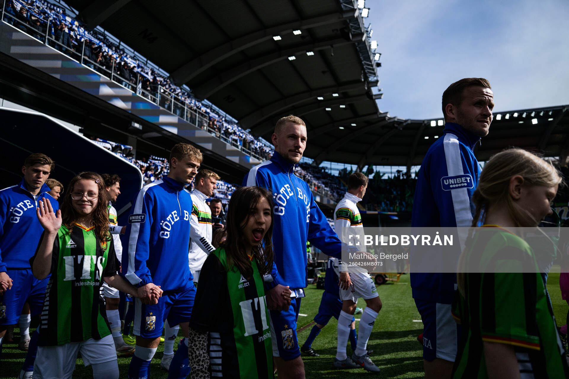IFK Göteborgs David Kruse, Adam Bergmark Wiberg och Jonas