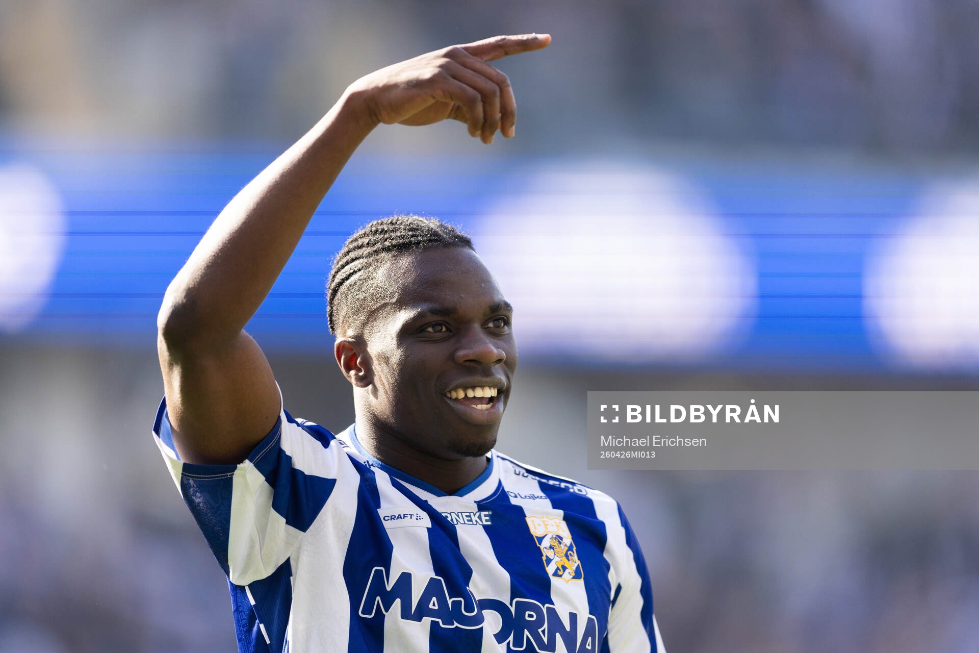 IFK Göteborgs Rockson Yeboah jublar