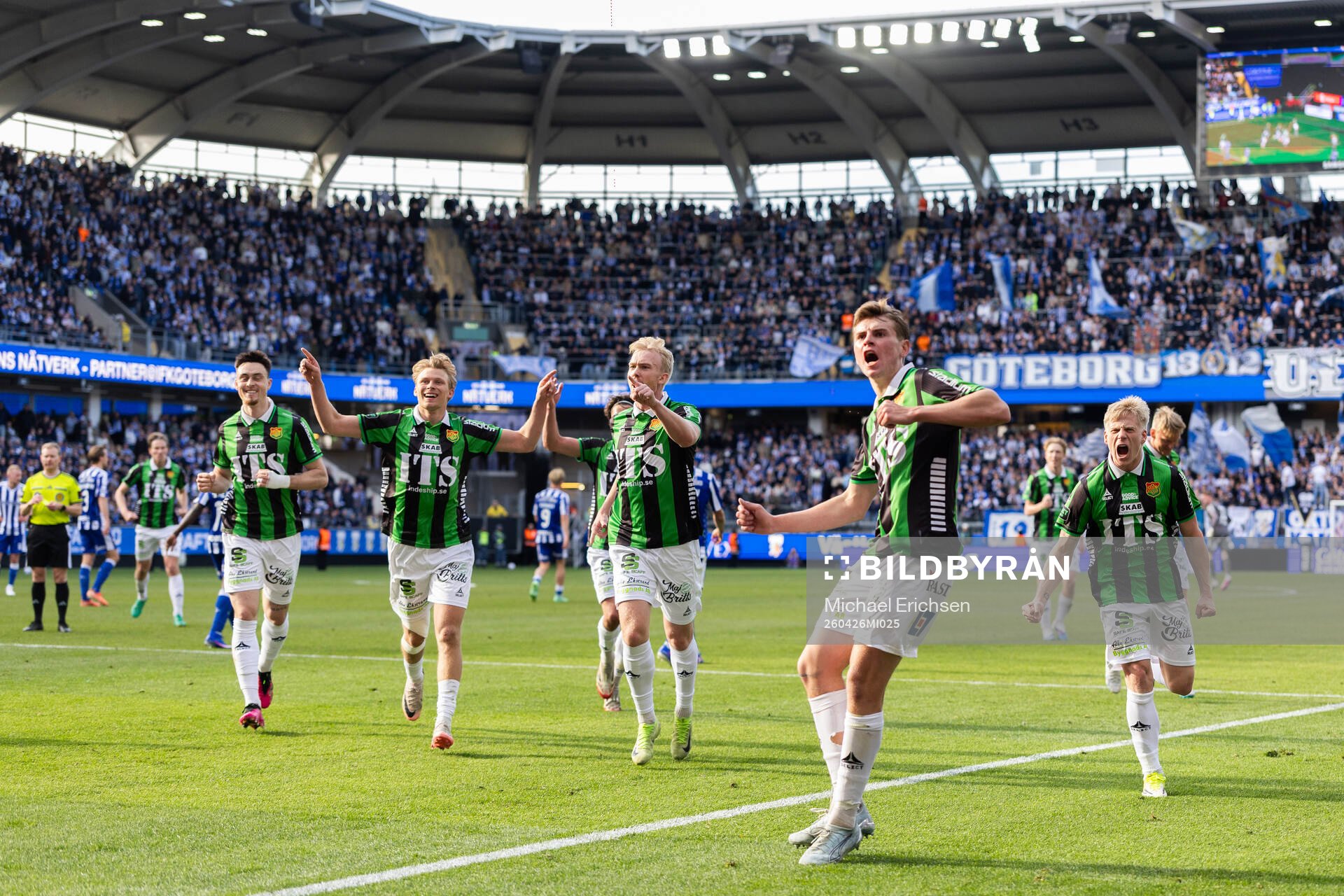 GAIS Max Andersson jublar