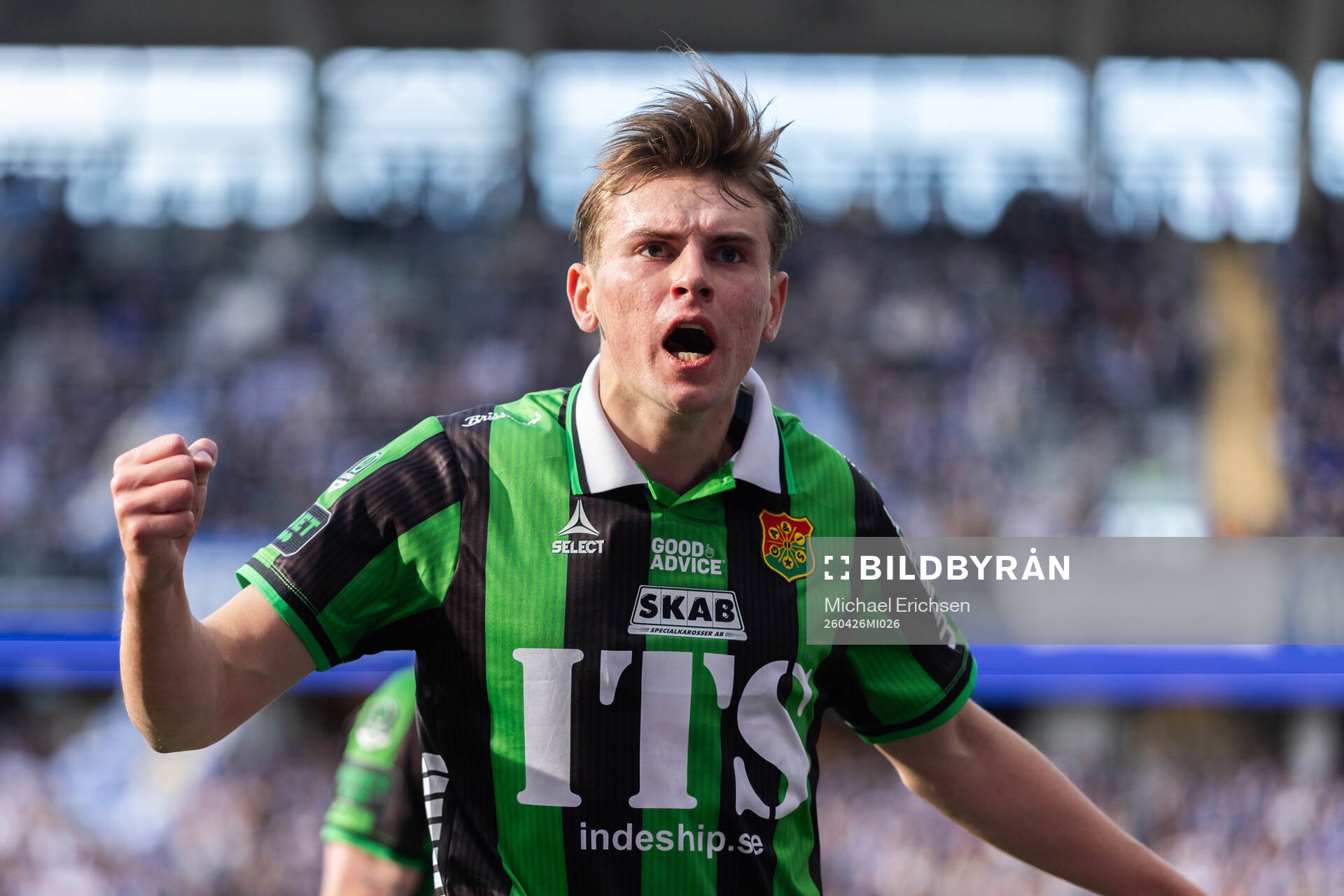 GAIS Max Andersson jublar