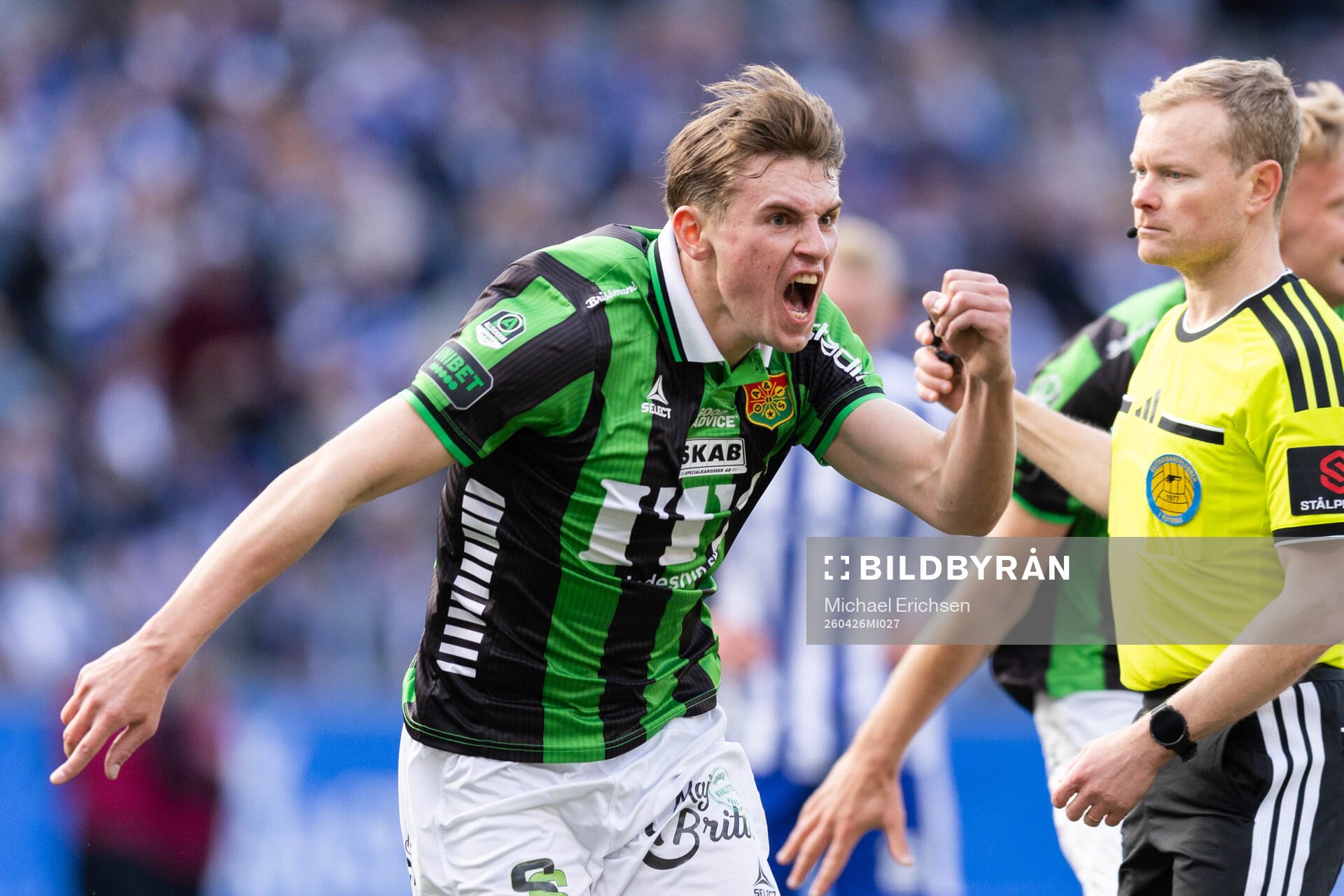 GAIS Max Andersson jublar