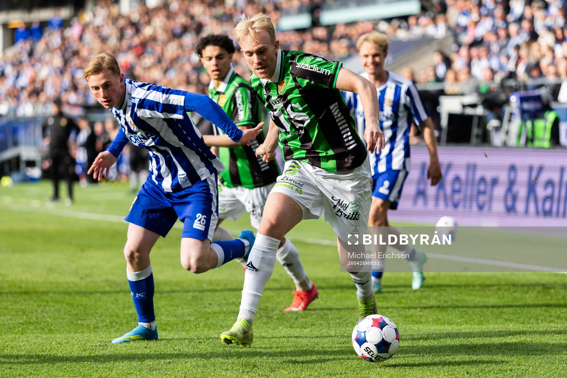 IFK Göteborgs Benjamin Brantlind och GAIS Robin Wendin