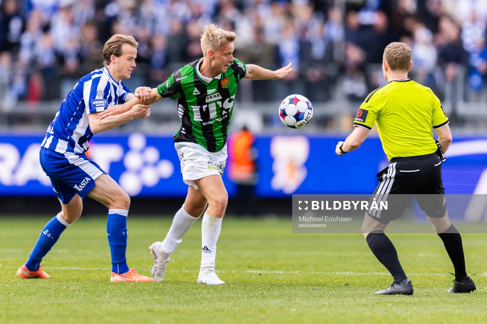 IFK Göteborgs August Erlingmark och GAIS Joackim Fagerjord