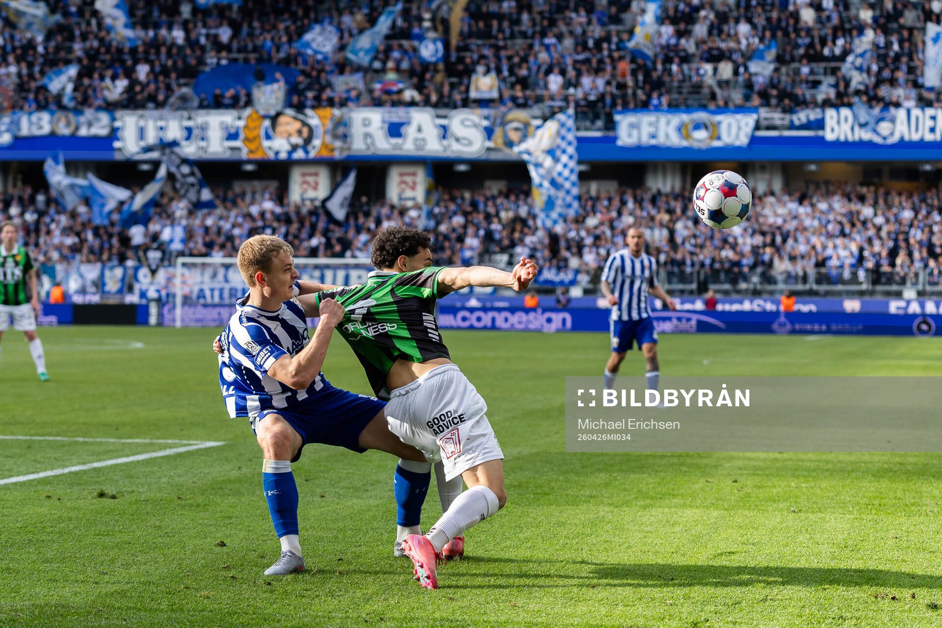 IFK Göteborgs David Kruse och GAIS Mohamed Bawa