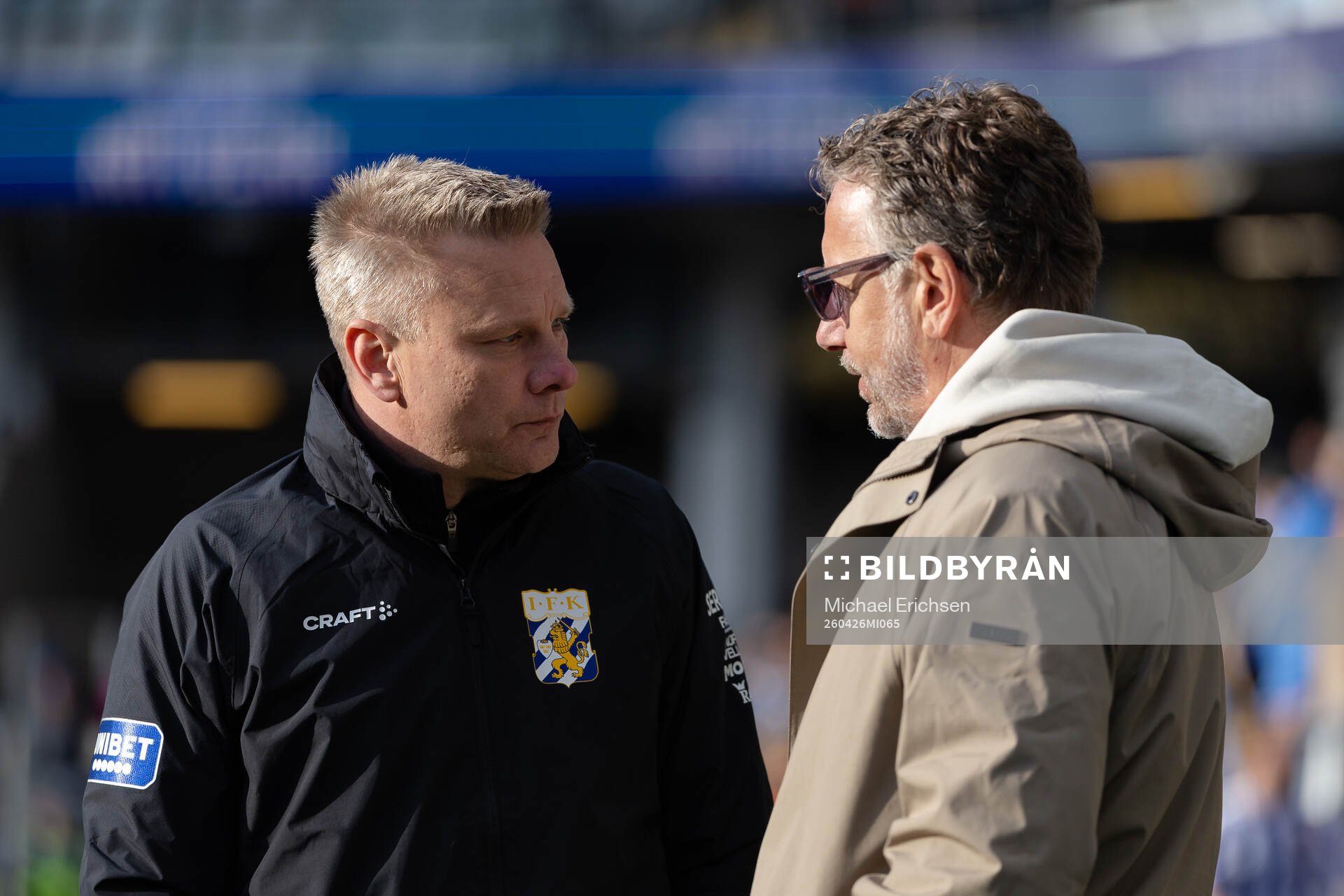 IFK Göteborgs tränare Stefan Billborn och fotbollschef
