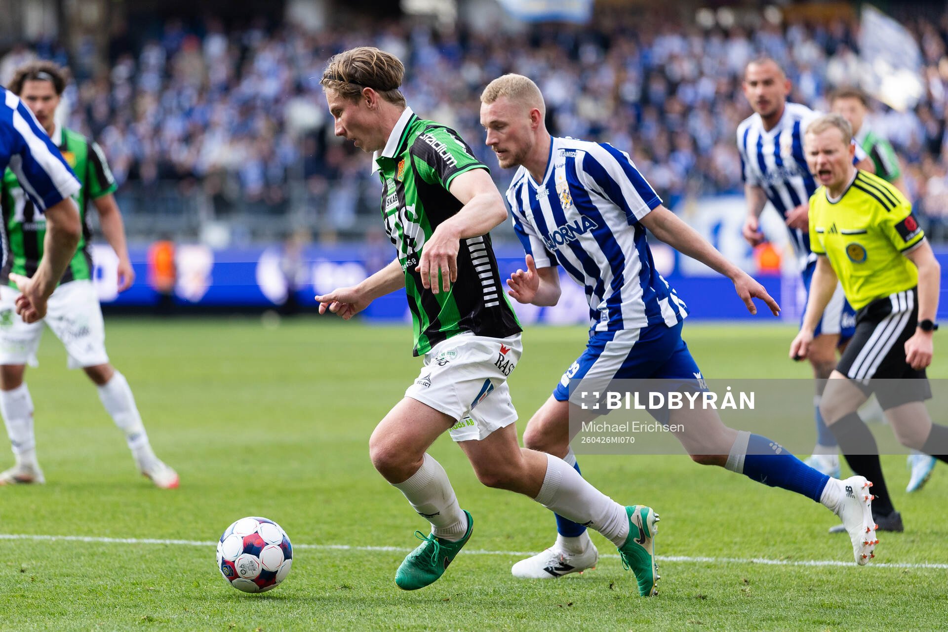 GAIS Robin Frej och IFK Göteborgs Adam Bergmark Wiberg