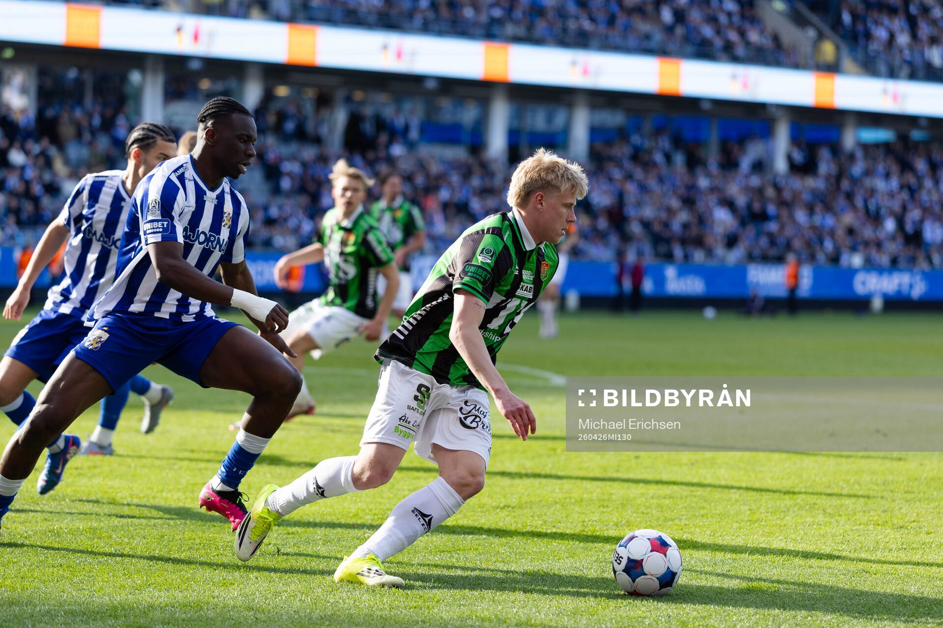 IFK Göteborgs Rockson Yeboah och GAIS Robert Frosti