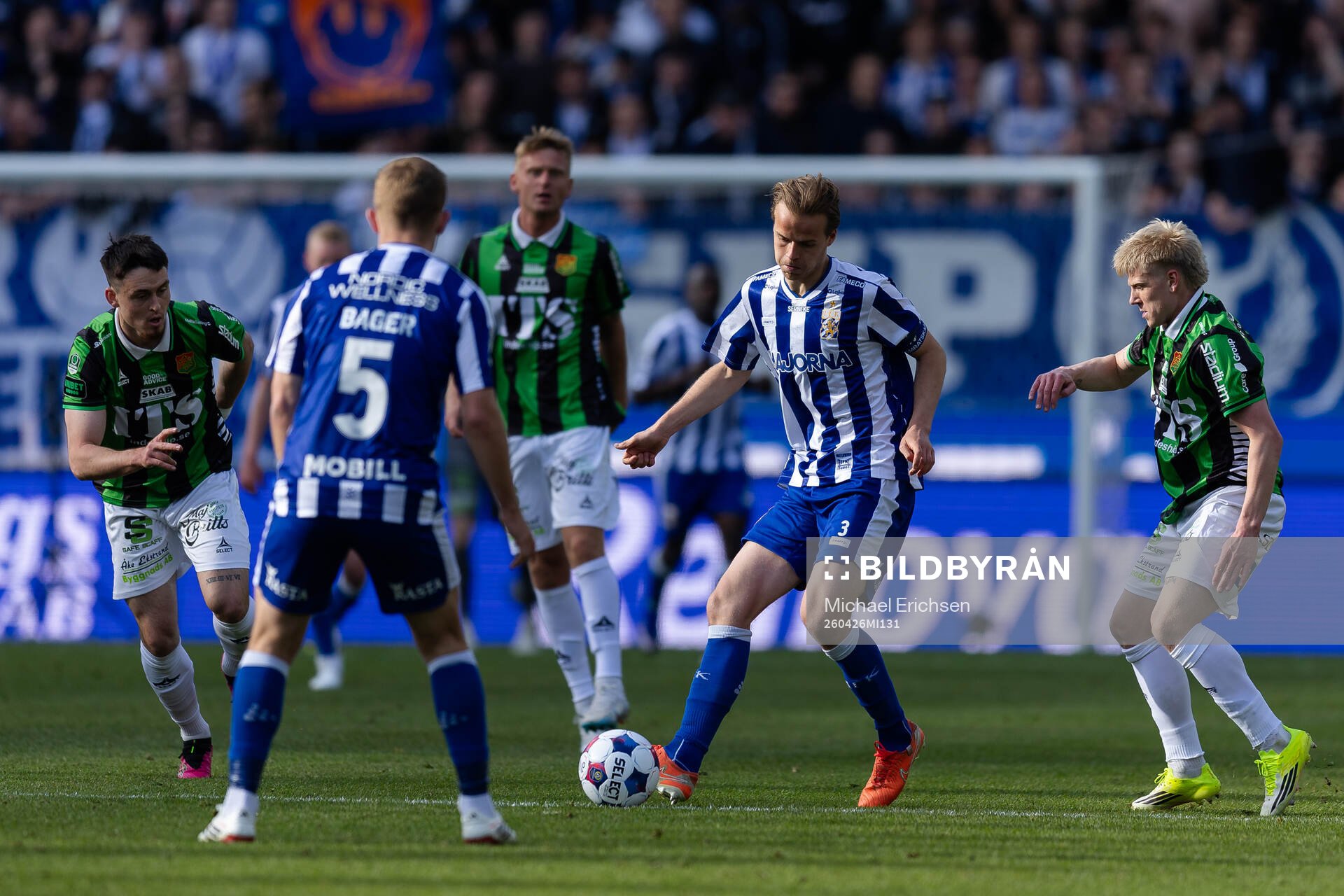 IFK Göteborgs August Erlingmark och GAIS Robert Frosti