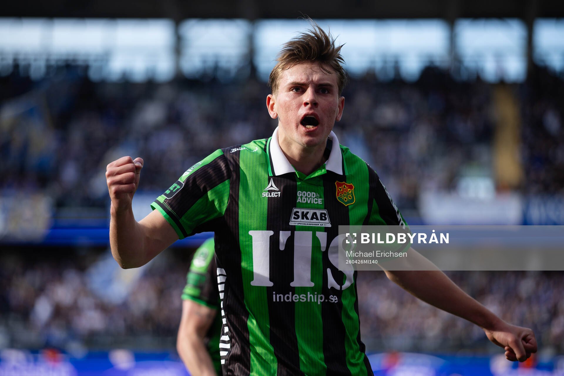 GAIS Max Andersson jublar