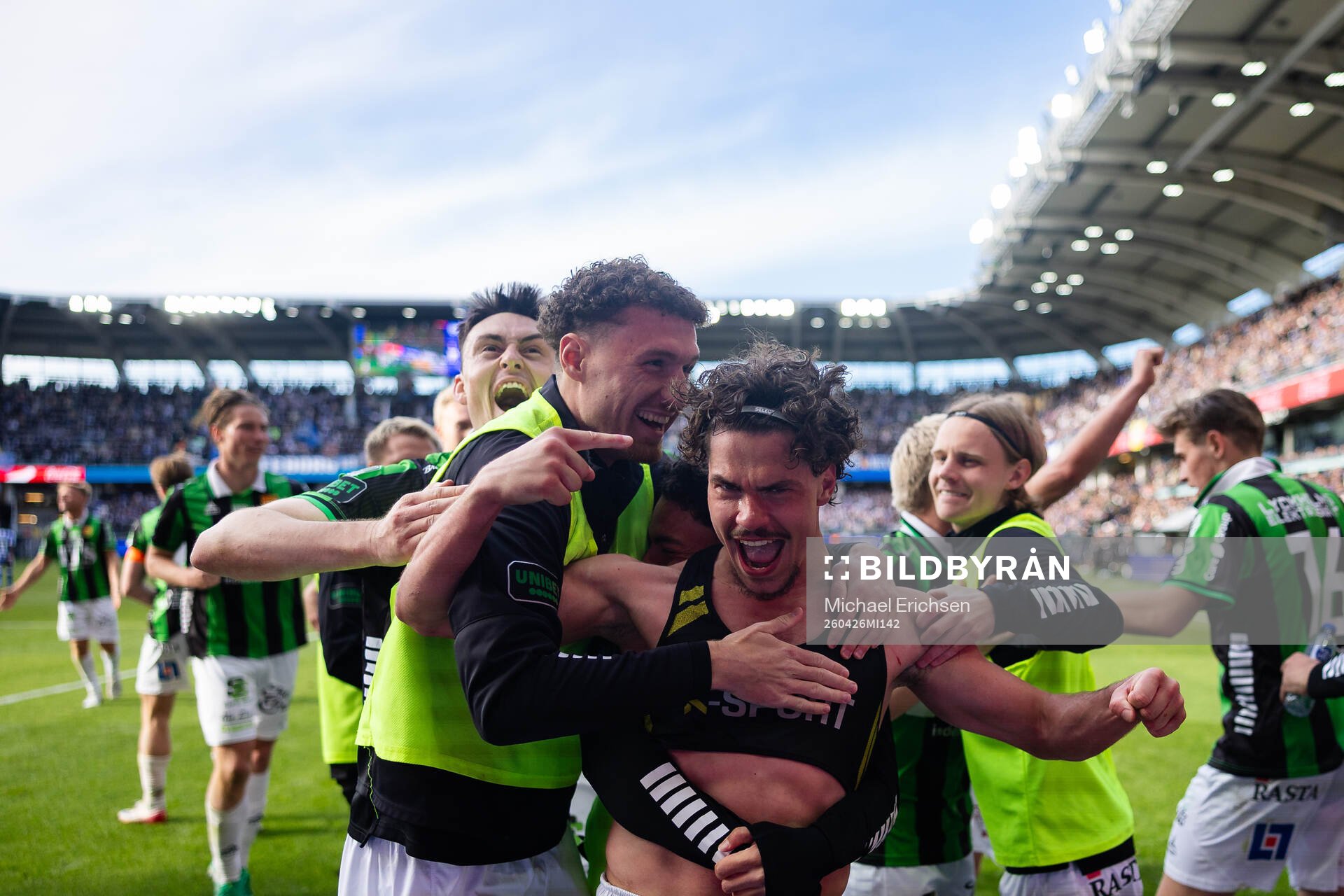 GAIS William Milovanovic jublar ihop med Samuel Salter och