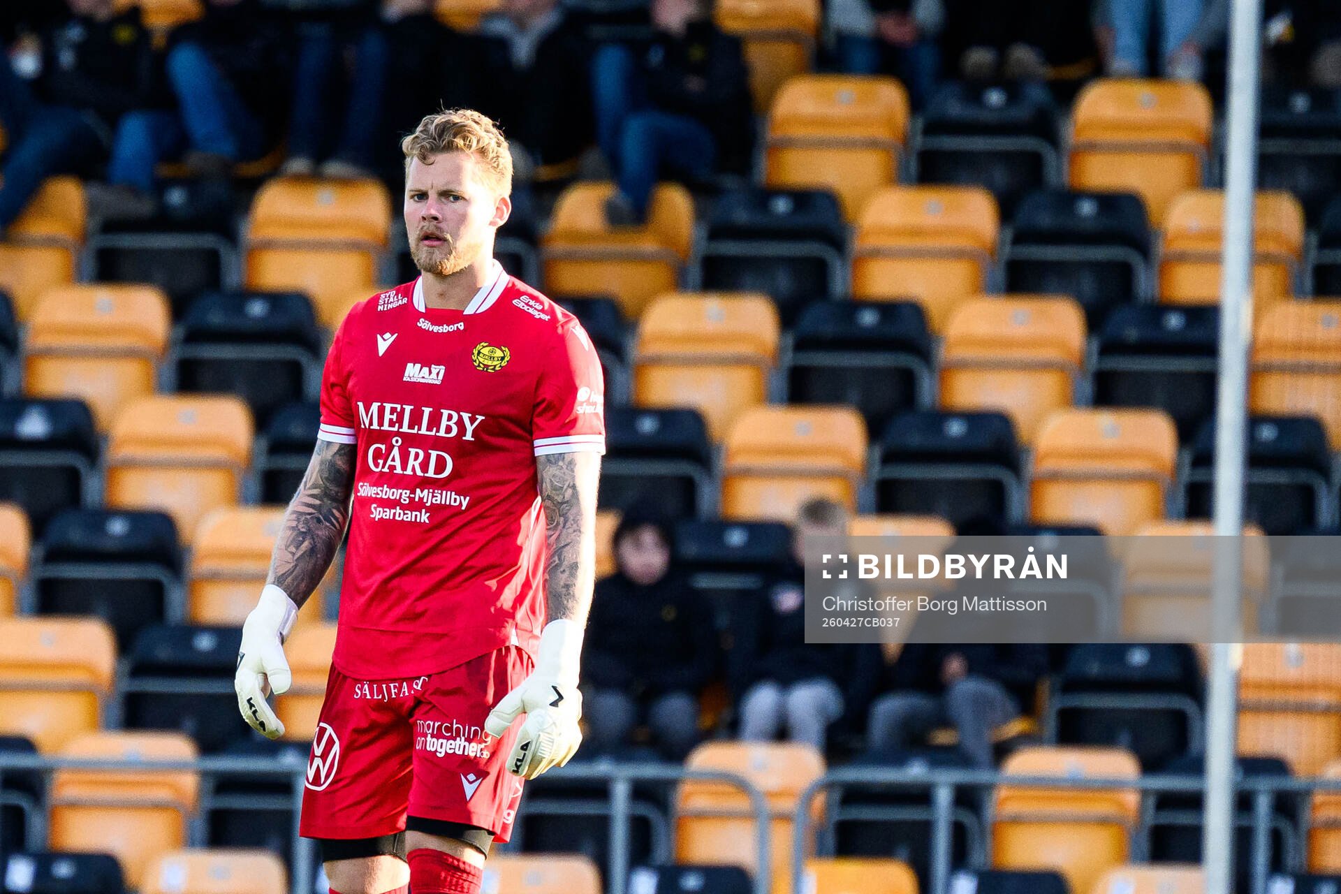 Mjällbys målvakt Robin Wallinder