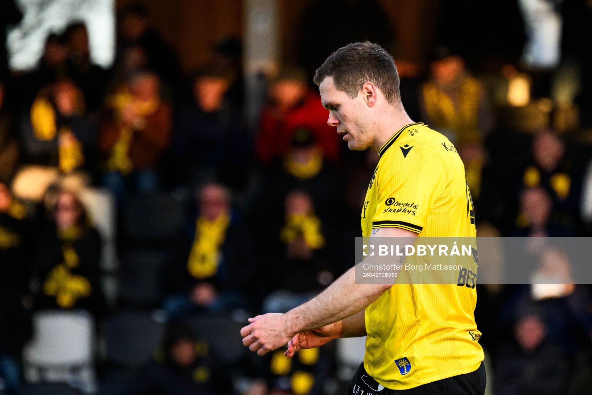 Mjällbys Jacob Bergström deppar