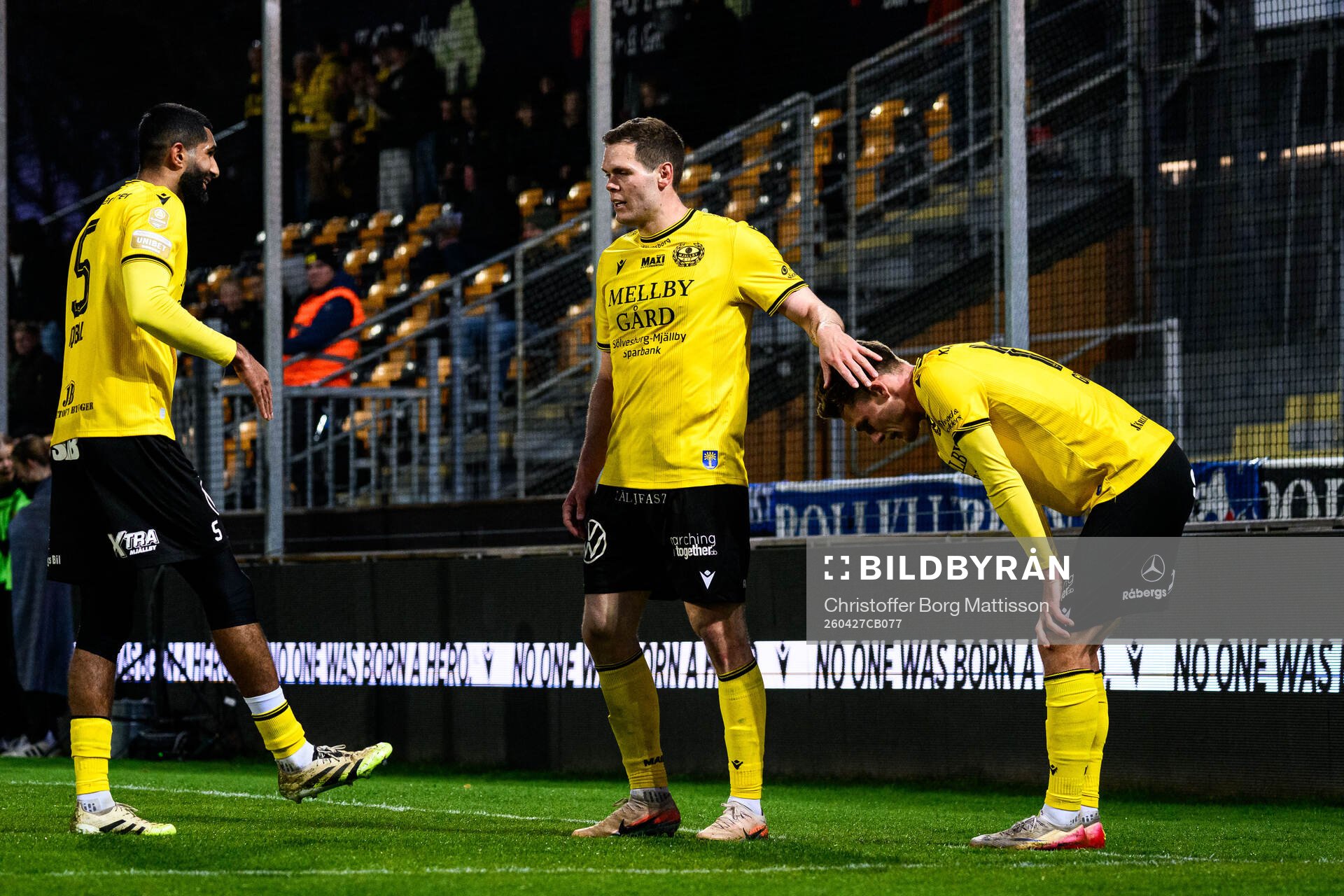 Mjällbys Abdullah Iqbal, Jacob Bergström och Villiam