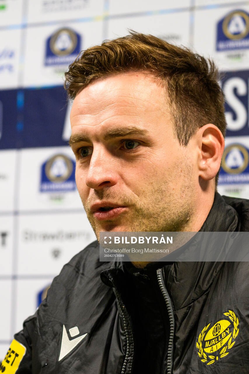 Mjällbys tränare Karl Marius Aksum