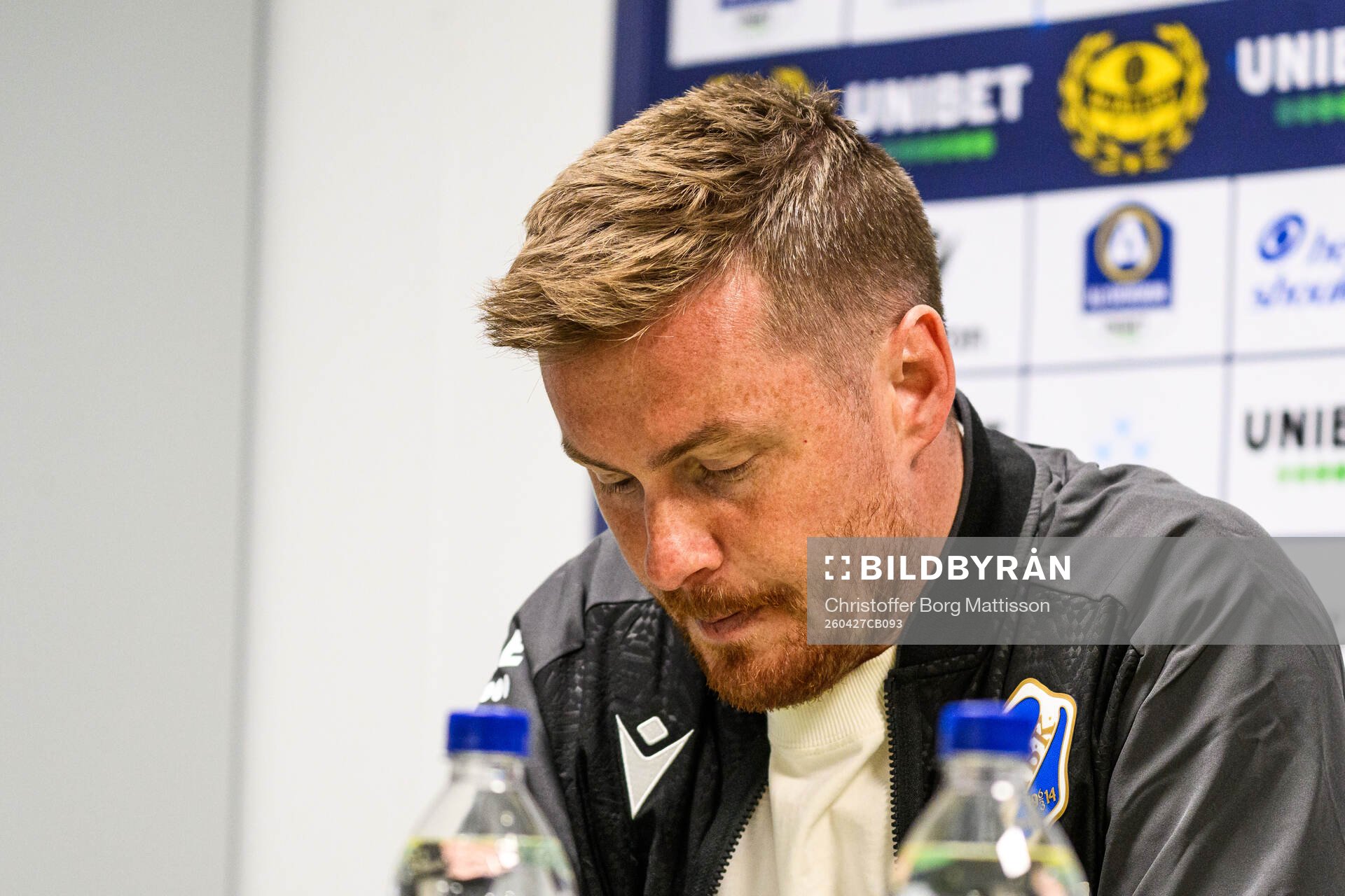 Halmstads tränare Johan Lindholm deppar